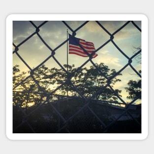 American Flag, New York City Sticker